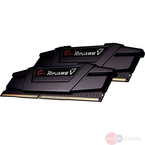 GSKILL 32GB (2X 16GB) DDR4 3200MHZ CL16 DUAL KIT PC RAM RipjawsV F4-3200C16D-32GVK