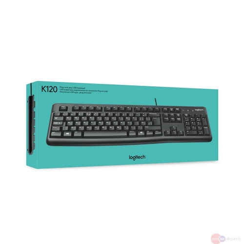 LOGITECH KABLOLU KLAVYE ( F TUS ) - SIYAH K120