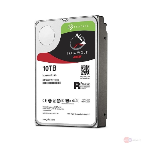 SEAGATE IronWolf Pro 10TB Nas Diski 3.5'' Dahili Sata 3.0 7200RPM 256MB ST10000NE0008