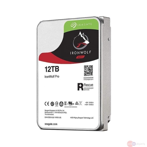 SEAGATE IronWolf Pro 12TB Nas Diski 3.5'' Dahili Sata 3.0 7200RPM 256MB ST12000NE0008